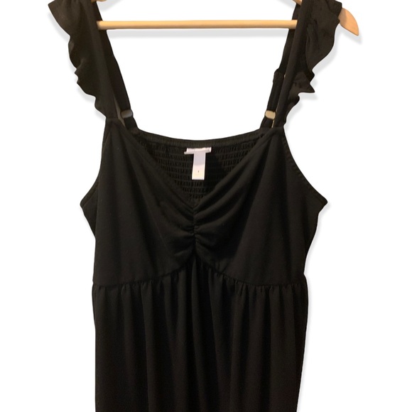 TORRID Black Super SOFT Knits Adjustable Stretchy and Soft Flowy Tank Top-Size 1 - Picture 3 of 9